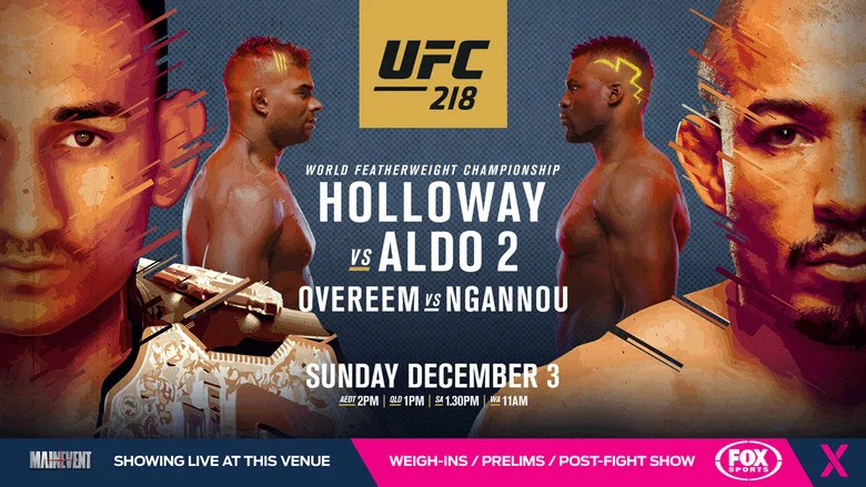 UFC 218: Holloway vs. Aldo 2 screenshot 1