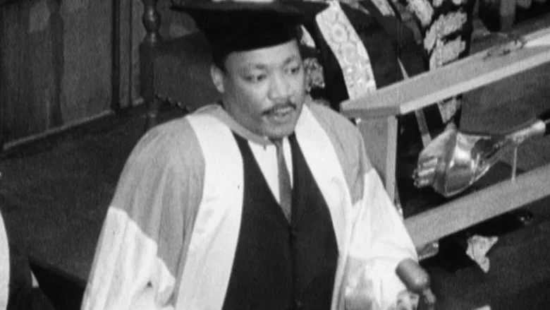 Martin Luther King at Newcastle University screenshot 1