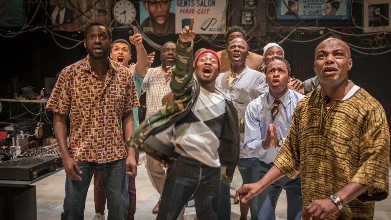 National Theatre Live: Barber Shop Chronicles screenshot 6