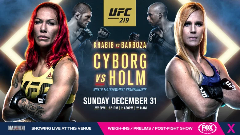UFC 219: Cyborg vs. Holm screenshot 2