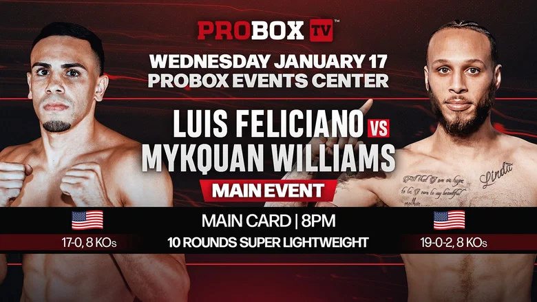 Luis Feliciano vs. Mykquan Williams screenshot 1