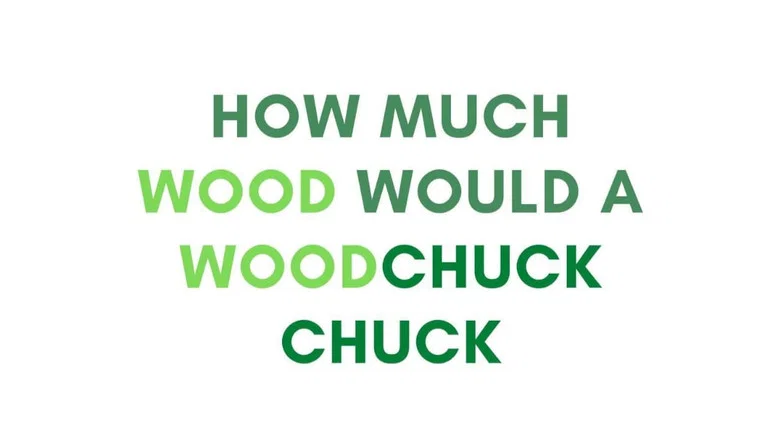 How Much Wood Would a Woodchuck Chuck screenshot 2